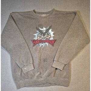 VTG Harley Davidson Motorcycles Crewneck Sweatshirt Mens L/XL Blaine MN